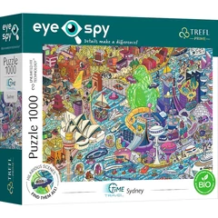 Trefl 1000 db-os UFT Prime puzzle - EYE-SPY - TIME TRAVEL - Sydney, Australia (10751)