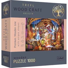 Trefl 1000 db-os Wood Craft Prémium Fa Puzzle - Varázslatos szoba (20146)