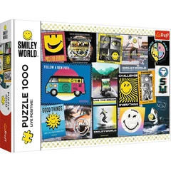 Trefl 1000 db-os puzzle - Smiley World - Live positive (10729)