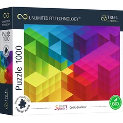 Trefl 1000 db-os UFT Prime puzzle - Color Splash - Cubic Gradient (10700)