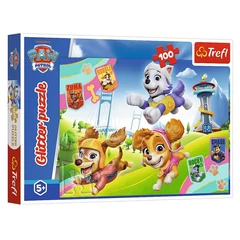 Trefl 100 db-os Csillám puzzle - Mancs őrjárat (14835)