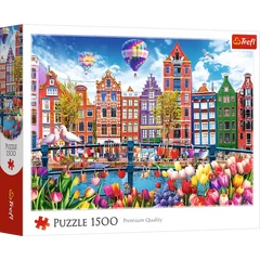 Trefl 1500 db-os puzzle - Colourful Amsterdam (26221)