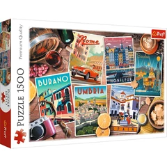 Trefl 1500 db-os puzzle - Európa körül (26199)