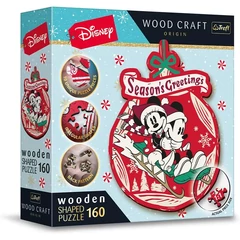 Trefl 160 db-os Wood Craft Shaped Prémium Fa Puzzle - Disney - Mickey (20192)