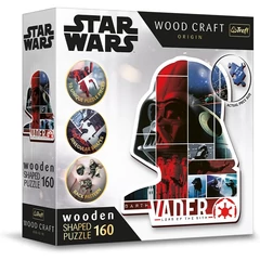 Trefl 160 db-os Wood Craft Shaped Prémium Fa Puzzle - Star Wars - Darth Vader (20190)