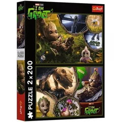 Trefl 2 x 200 db-os puzzle - Én vagyok Groot (13315)