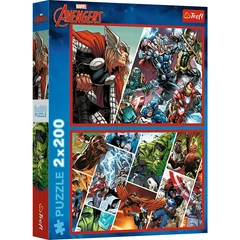 Trefl 2 x 200 db-os puzzle - Marvel - A világ védelmezői (13318)