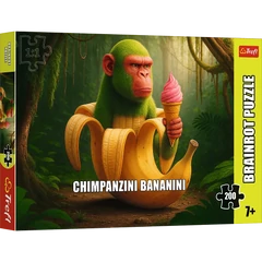 Trefl 200 db-os puzzle - BrainRots, Chimpanzini Bananini (13365)