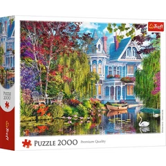 Trefl 2000 db-os puzzle - House by the Lake (27129)