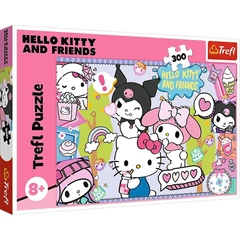 Trefl 300 db-os puzzle - Hello Kitty és barátai - Őrült trió (23039)