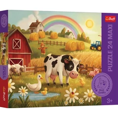 Trefl 24 db-os Maxi puzzle - Tehén a farmon (14421)