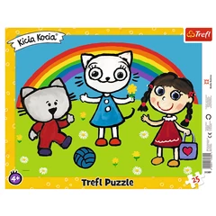 Trefl 25 db-os keretes puzzle - Cica-mica (31389)
