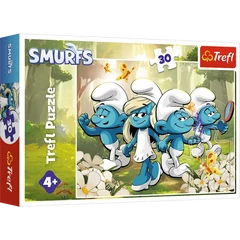Trefl 30 db-os puzzle - Hupikék törpikék (18317)