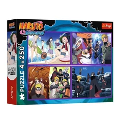 Trefl 4 x 250 db-os puzzle - Naruto - Shippuden (13339)