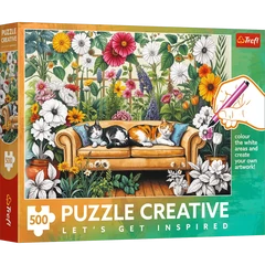 Trefl 500 db-os Creative puzzle - Cat Orangery (37562)