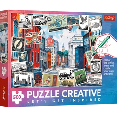Trefl 500 db-os Creative puzzle - Greetings from London (37563)