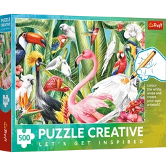Trefl 500 db-os Creative puzzle - Paradise Birds (37564)