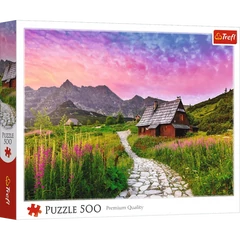 Trefl 500 db-os puzzle - Hala Gasienicowa, Tatra Mountains, Poland (37555)