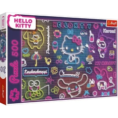 Trefl 500 db-os puzzle - Hello Kitty Neon (37523)