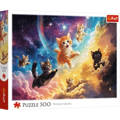 Trefl 500 db-os puzzle - Space Kittens (37557)