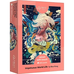 Trefl 500 db-os UFT VELVET Soft-Touch puzzle - Impetuous World Life, Wang (37421)