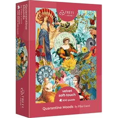 Trefl 500 db-os UFT Velvet Soft-Touch puzzle - Quarantine Moods, Gucci (37419)