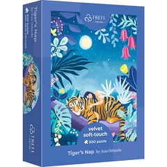 Trefl 500 db-os UFT Velvet Soft-Touch puzzle - Tigers Nap, Orlando (37424)