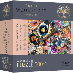 Trefl 501 db-os Wood Craft Prémium Fa Puzzle - A zene világa (20180)