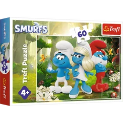 Trefl 60 db-os puzzle - Hupikék törpikék (17401)