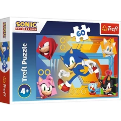 Trefl 60 db-os puzzle - Sonic - Akcióban (17387)