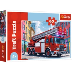 Trefl 60 db-os puzzle - Tűzoltóautó (17405)