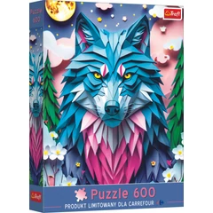 Trefl 600 db-os Paper Art puzzle - Limitált kiadás - Farkas (94204)