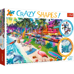Trefl 600 db-os puzzle - Crazy Shapes - Miami Beach (11132)
