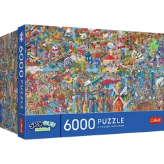 Trefl 6000 db-os Premium Plus puzzle - Spy Guy Keress és találj - Városi kiruccanás (81049)