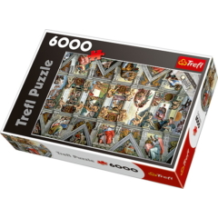 Trefl 6000 db-os puzzle - Sixtus-kápolna (65000)