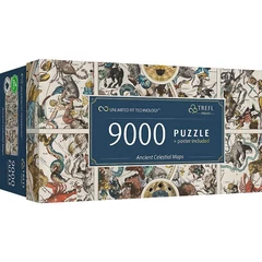 Trefl 9000 db-os UFT puzzle - Ősi égi térképek (81031)