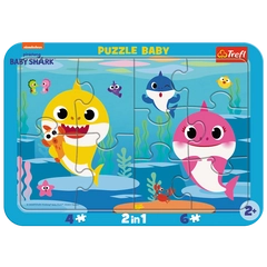 Trefl 10 db-os keretes puzzle - Baby Shark (80027)