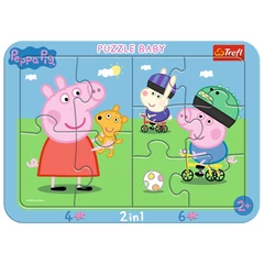 Trefl 10 db-os keretes puzzle - Peppa malac (80021)