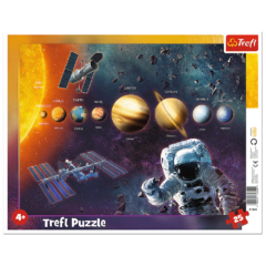 Trefl 25 db-os keretes puzzle - Naprendszer (31342)