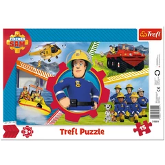 Trefl 15 db-os keretes puzzle - Sam, a tűzoltó (31351)