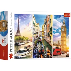 Trefl 4000 db-os puzzle - Európai körút (45009)