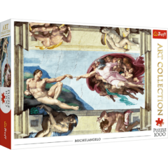 Trefl 1000 db-os Art puzzle - Michelangelo - Ádám teremtése (10590)