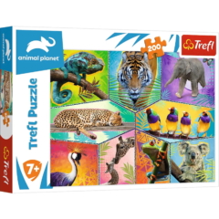 Trefl 200 db-os puzzle - Animal Planet - Egy egzotikus világban (13280)