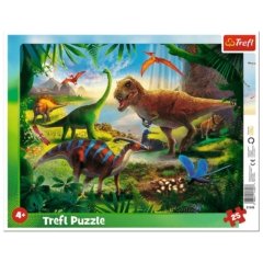 Trefl 25db-os keretes puzzle - Dinoszauruszok