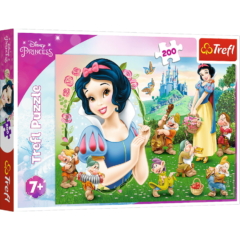 Trefl 200 db-os puzzle - Disney Princess - Hófehérke és a hét törpe (13278)