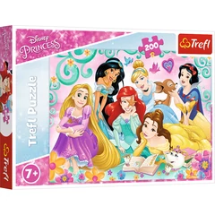 Trefl 200 db-os puzzle - Disney Princess - Vidám teadélután (13268)