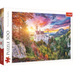 Trefl 500 db-os puzzle - Kilátás a Neuschwanstein kastélyra (37427)