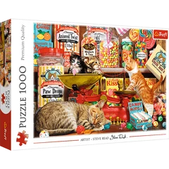 Trefl 1000 db-os puzzle - Macska édességek (10630)