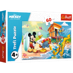 Trefl 60 db-os puzzle - Mickey Mouse - Egy érdekes nap Mickey és a barátai számára (17359)