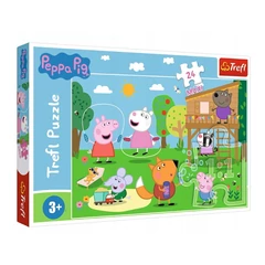 Trefl 24 db-os Maxi puzzle - Peppa Malac - Játszótéri móka (14342)